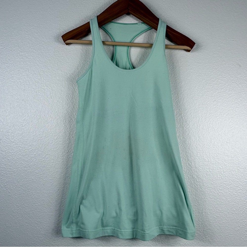 Light Mint Racerback Tank Top